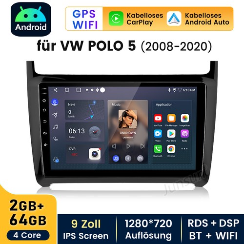 Autoradio carplay per polo - vw,
