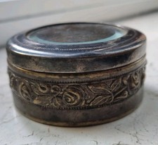 SCATOLINA/PORTA OSTIE /PORTA ROSARIO '900 adattata a porta orologio da tasca