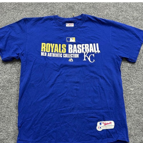Majestic shirt mens blue - xl,
