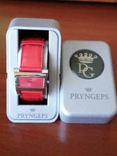 orologio donna Pryngeps originale rosso con quadrante rettangolare
