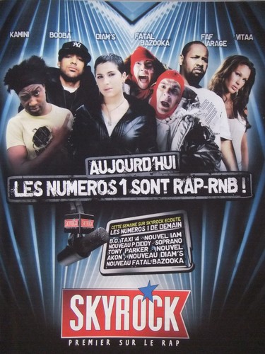 Publicité skyrock avec kamini - avec,