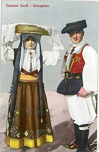 Cartolina epoca costumi - cartolina, d'epoca: