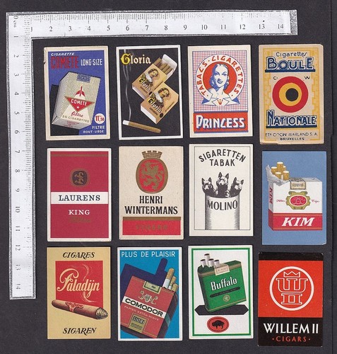 Belgio etichette vintage