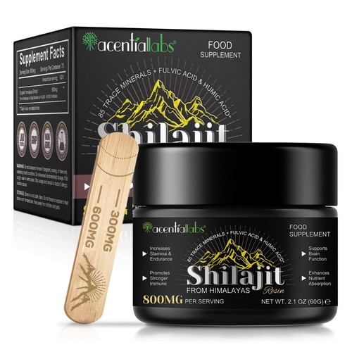 Shilajit resina himalaya 100 - shilajit,