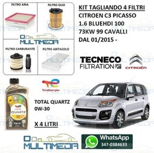 TAGLIANDO 4 FILTRI OLIO