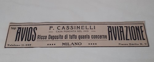 Pubblicità cassinelli - pubblicità,
