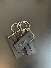 BURBERRY PORTACHIAVI DI PELLE- LOGO NERO