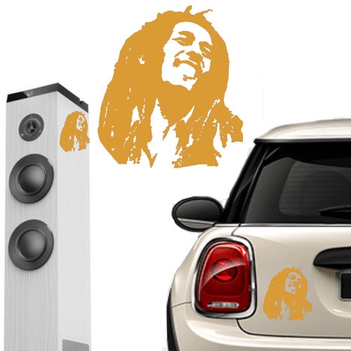 Bob marley adesivo vinile - bob,