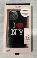 Custodia telefono flessibile Kate Spade New York I ❤️ Love NY per iPhone 12 Pro Max nera