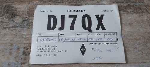 West german amateur radio - german,