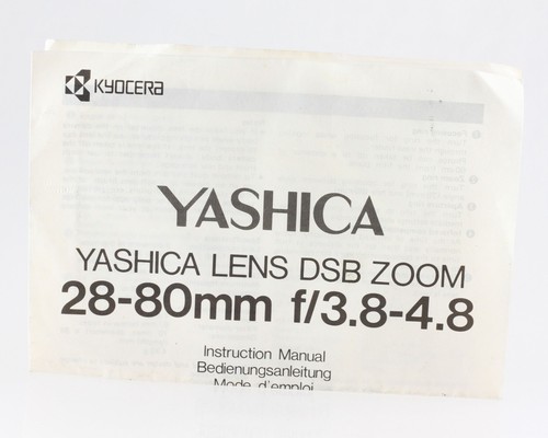 Manuale istruzioni yashica - manuale,