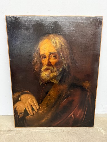 Antico dipinto ritratto di - antico,