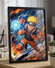 Poster A4 Naruto Uzumaki