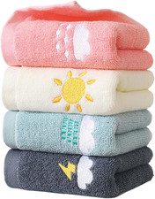 4 Asciugamani Ricamati per