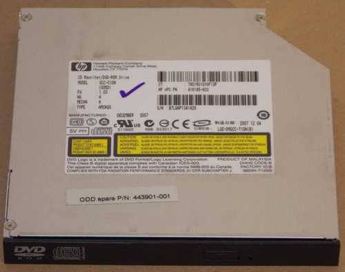 Compaq 6510b 6515b dvd - 6510b,