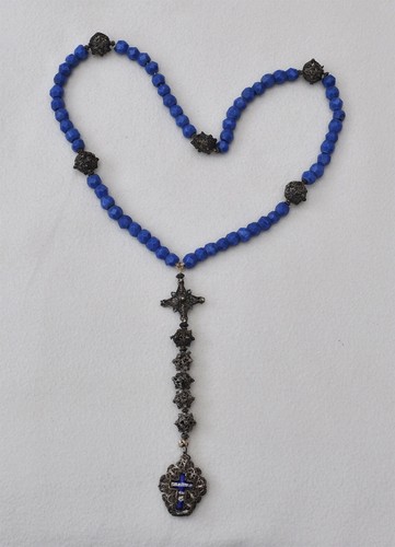 Rosenkranz silber - 19.jh.,