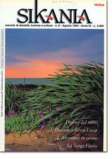 SIKANIA RIVISTA SICILIA MARE SANTA LUCIA ALCANTARA CANOA TARGA FLORIO