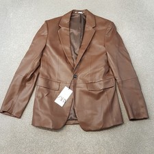 Giacca uomo Zara marrone medio