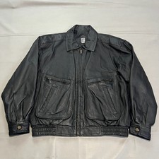 VTG Men Black A-2 Pilot Emo