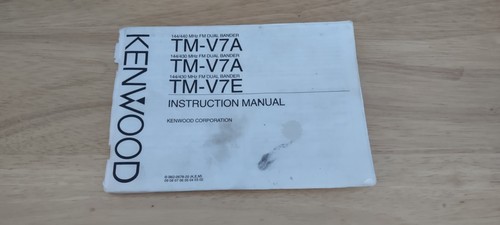 Manuale kenwood v7a - kenwood, tm-v7a
