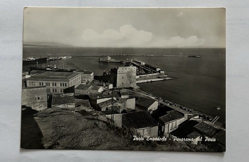 Cartolina porto empedocle - porto,