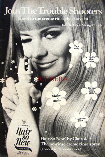 Clairol creme rinse 1967 - clairol,