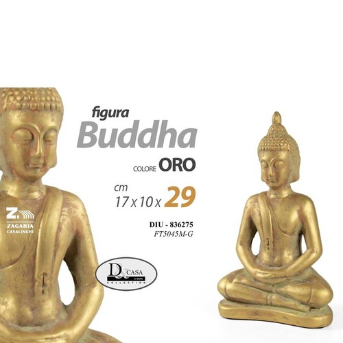 Statua buddha intero dorata - statua,