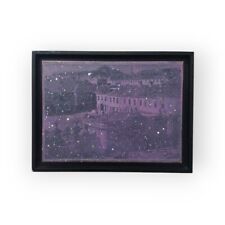 QUADRO PRAGA TECNICA MISTA LUCA PIGNATELLI COLORE SU CARTA INTELATA - CON AUTENT