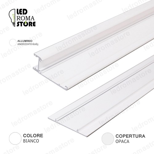 Profilo alluminio veletta luce - profilo,