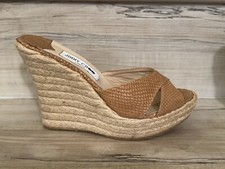 Jimmy Choo Faux Lizard Tan 42