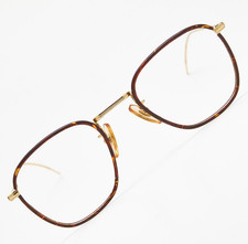 ? occhiali vintage MOREL montature sottili tartaruga gold ovale 80s?Unisex