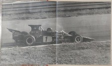 LOTUS 72d FITTIPALDI VALLELUNGA 1972 VERA FOTOGRAFIA 56x96