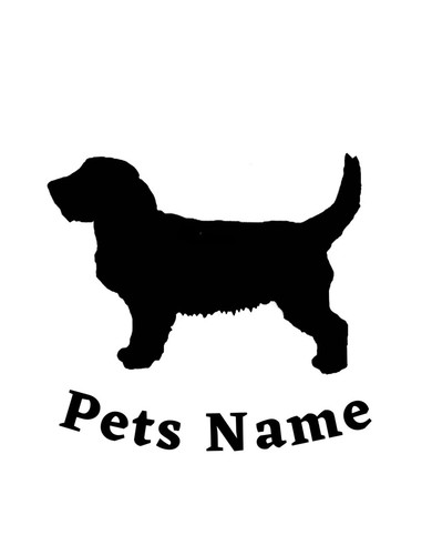 Adesivo personalizzato basset - adesivo,