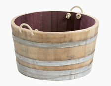 Vaso da pianta barile come letto di Erbe di Fioriera marrone legno