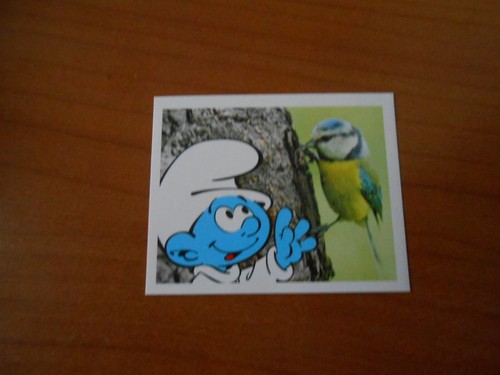 Figurina puffi girotondo nel - figurina, i