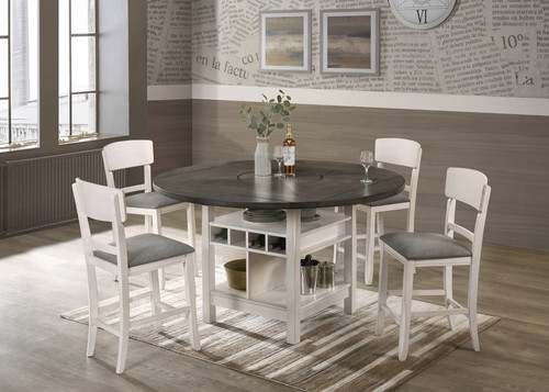 5pc chalk grey finish - grey,