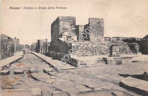 Cartolina pompei tempio - cartolina,