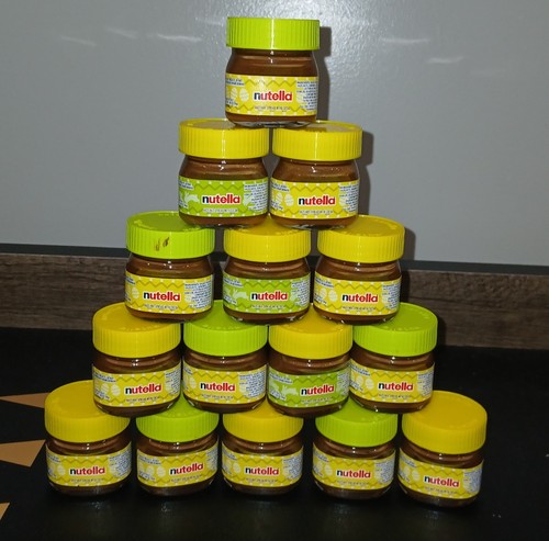 Lot nutella mini jar - of,