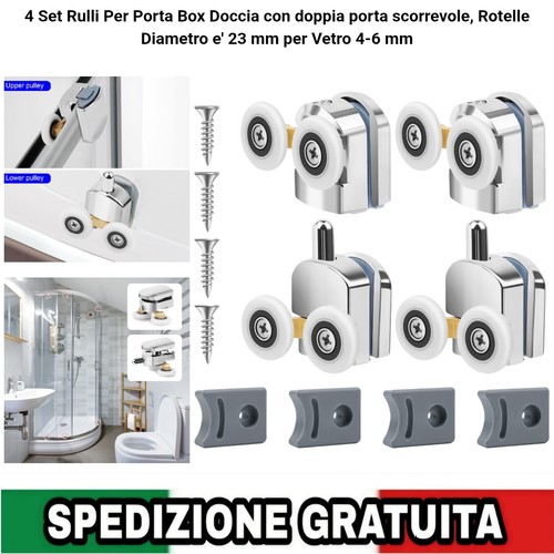 Rulli per box doccia - 4,