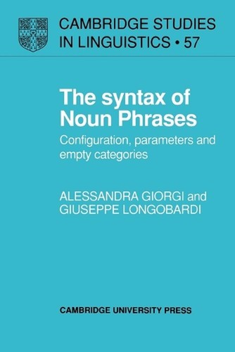 The syntax noun phrases - the, of