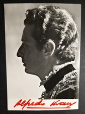 Tenore - Alfredo Kraus nato a Laspalmas de Gran Canaria - Autografo originale.