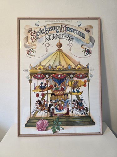 Poster vintage spielzeugmuseum - poster,