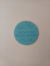 BIGLIETTO OMAGGIO ASTROVOLO ROVIGO GIOSTRE LUNA PARK ANNI 60