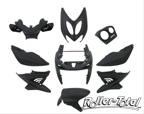 Set carene nero opaco - set,