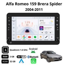 Autoradio stereo Android 7 Pollici per Alfa Romeo 159 Brera E Spider 