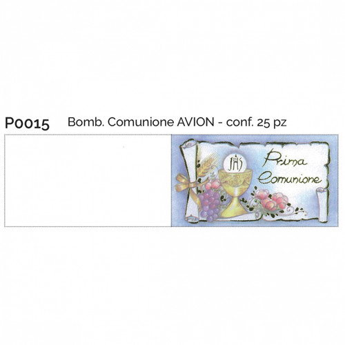 Bigliettini comunione avion - bigliettini,