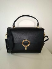 Borsa Donna a Mano Con Tracolla Regolabile In Vera Pelle Made In Italy 