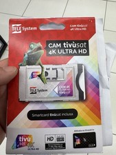 TELE System CAM tivùsat 4K Ultra HD con Smart Card