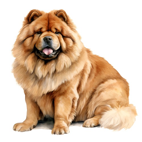 Adesivi chow - chow,