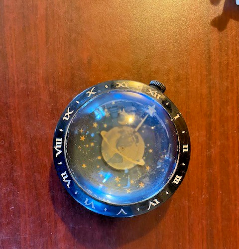 Orologio scrivania celeste - scrivania,